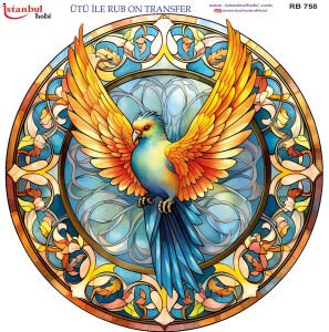 Ütü İle Rub On Transfer 30x30cm RB758