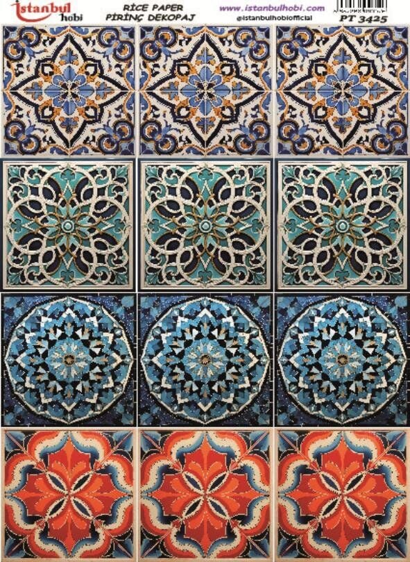 Pirinç Dekopaj Kağıdı 30x42cm PT-3425