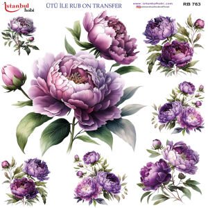 Ütü İle Rub On Transfer 30x30cm RB763