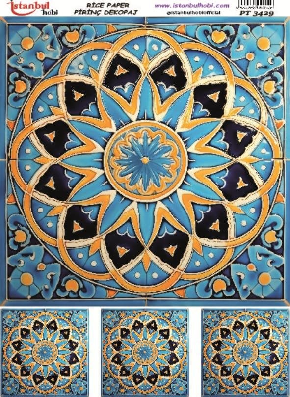 Pirinç Dekopaj Kağıdı 30x42cm PT-3429