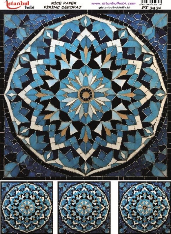 Pirinç Dekopaj Kağıdı 30x42cm PT-3431