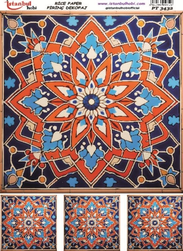 Pirinç Dekopaj Kağıdı 30x42cm PT-3432