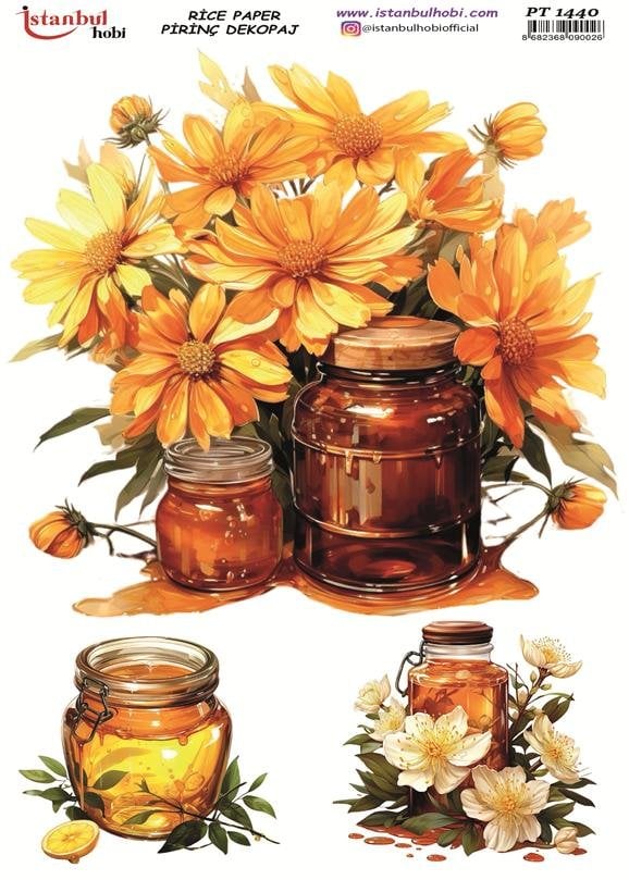 Pirinç Dekopaj Kağıdı 30x42cm PT-1440