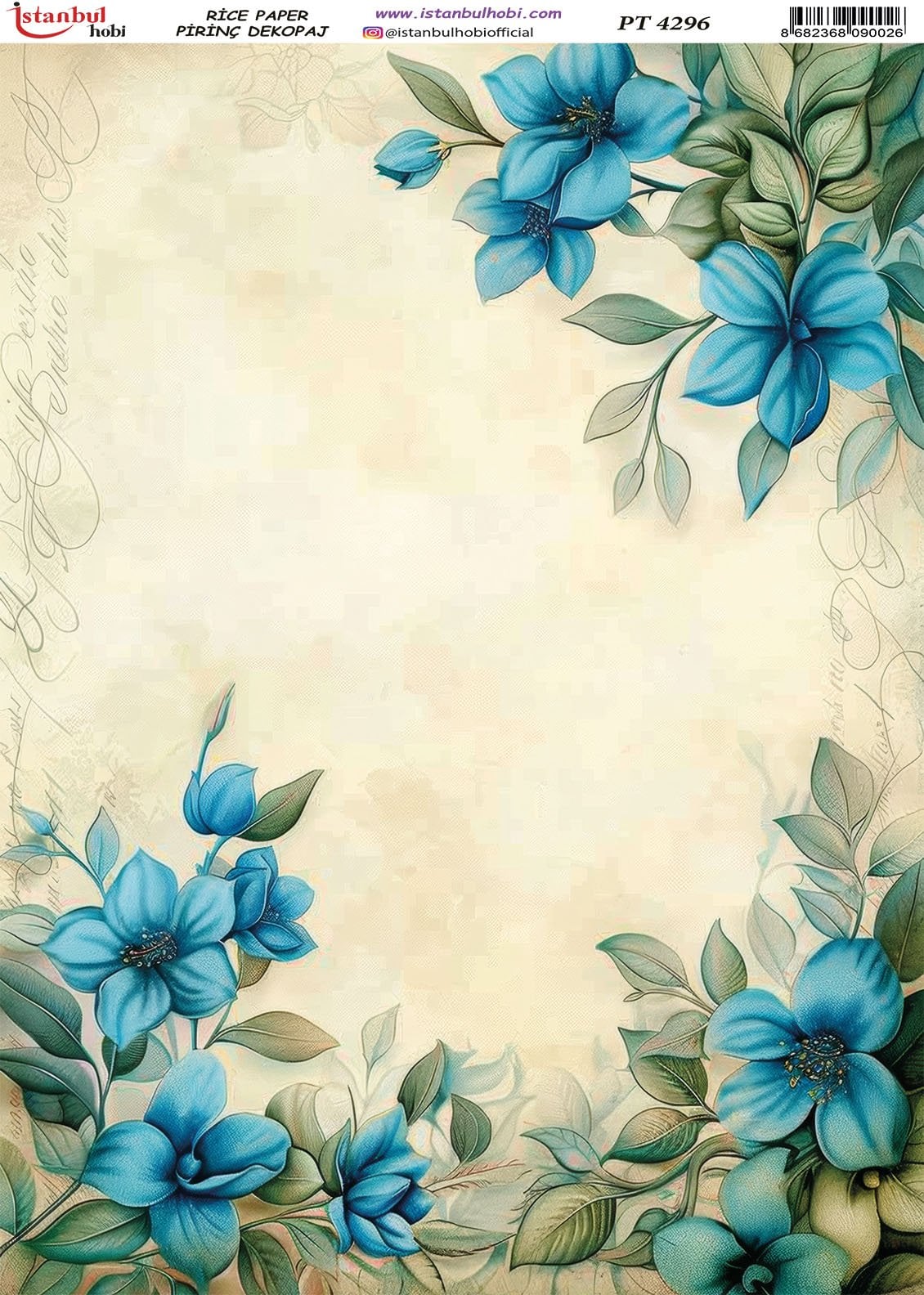 Pirinç Dekopaj Kağıdı 30x42cm PT-4296