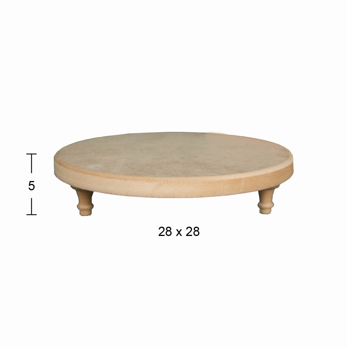 Ahşap 18 mm Ayaklı Sunumluk 5x28cm SN24
