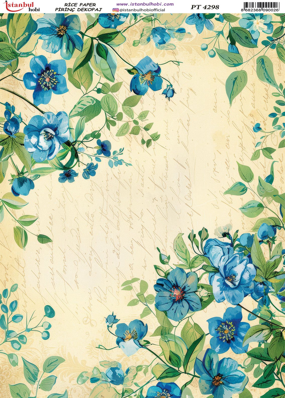 Pirinç Dekopaj Kağıdı 30x42cm PT-4298
