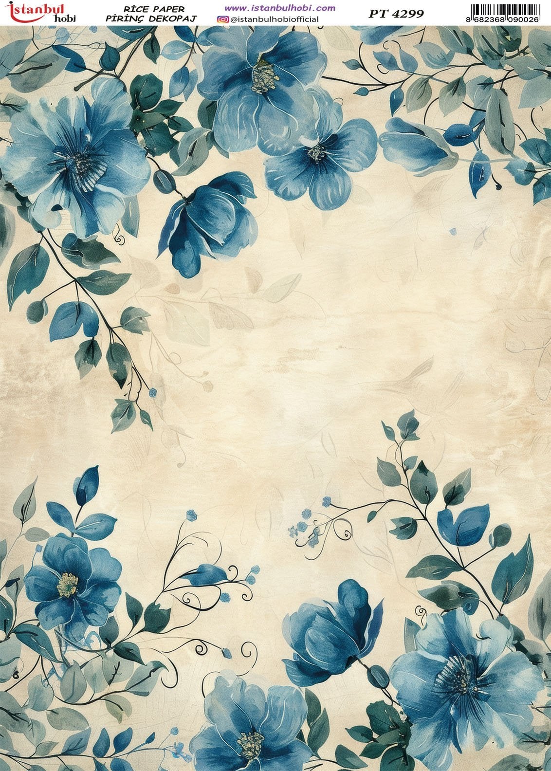 Pirinç Dekopaj Kağıdı 30x42cm PT-4299