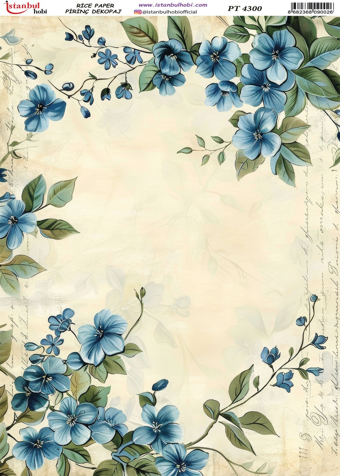 Pirinç Dekopaj Kağıdı 30x42cm PT-4300