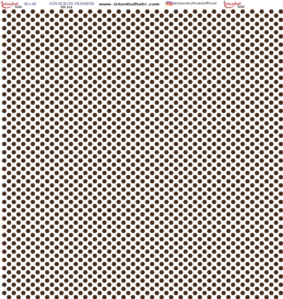 Fon Rub On Transfer 60x60cm FR314