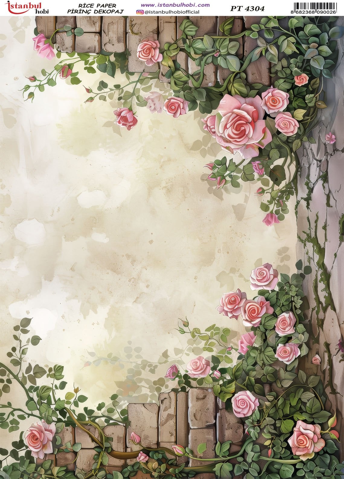 Pirinç Dekopaj Kağıdı 30x42cm PT-4304
