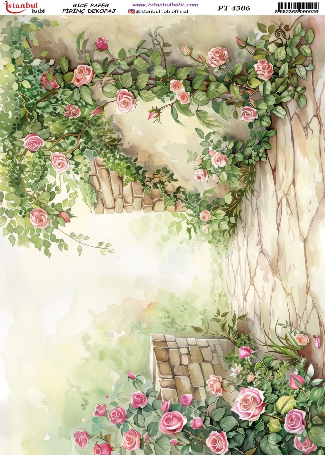 Pirinç Dekopaj Kağıdı 30x42cm PT-4306