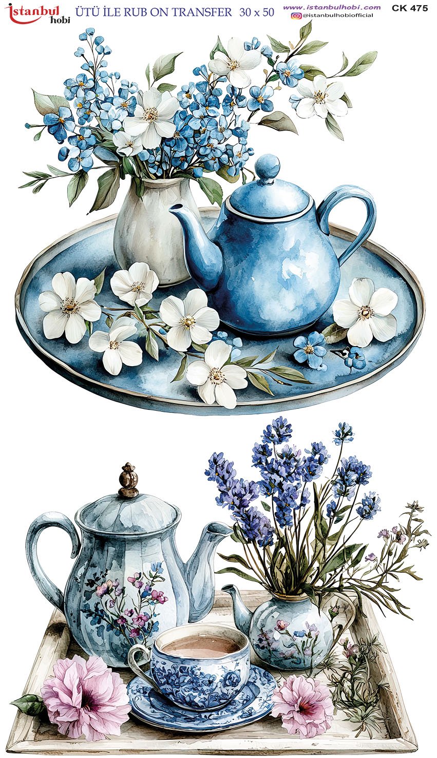 Ütü İle Rub On Transfer 30x50cm CK475