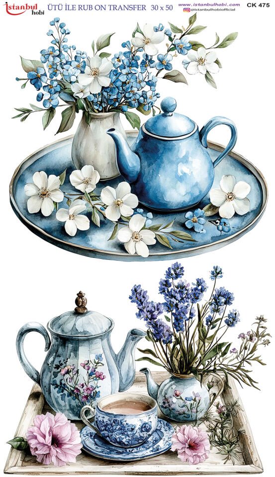 Ütü İle Rub On Transfer 30x50cm CK475