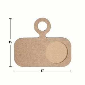 Ahşap Sunumluk 15x17cm L384