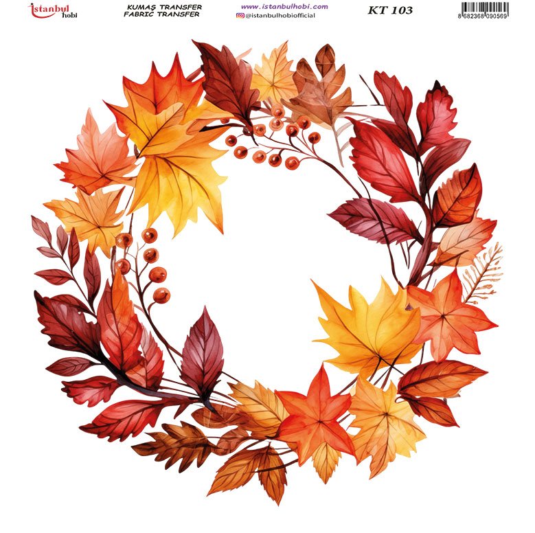 Kumaş Transfer Kağıdı 20x20cm KT-103