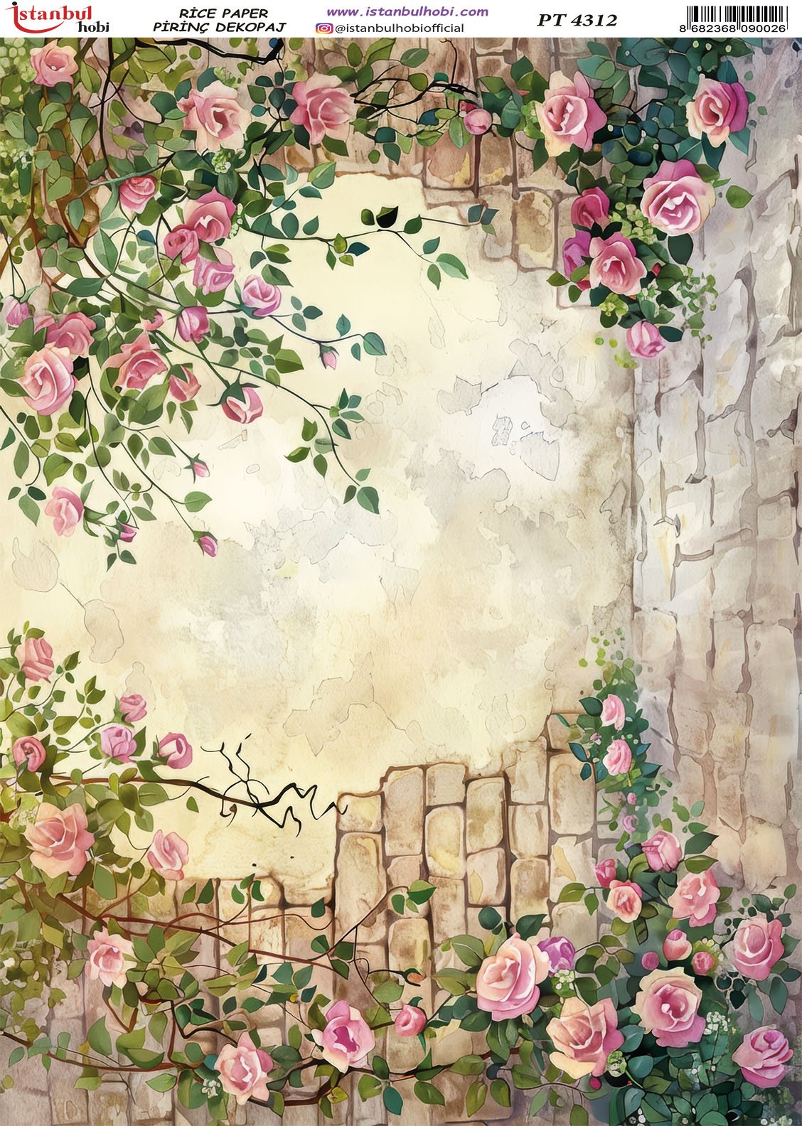 Pirinç Dekopaj Kağıdı 30x42cm PT-4312