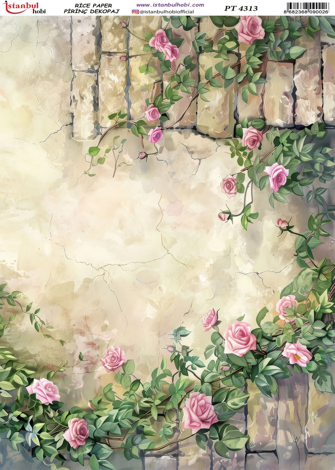 Pirinç Dekopaj Kağıdı 30x42cm PT-4313