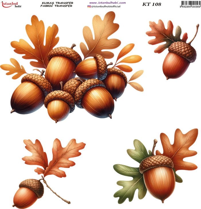 Kumaş Transfer Kağıdı 20x20cm KT-108