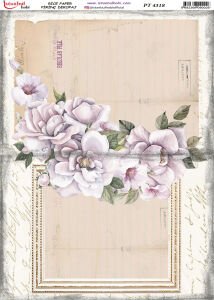 Pirinç Dekopaj Kağıdı 30x42cm PT-4318