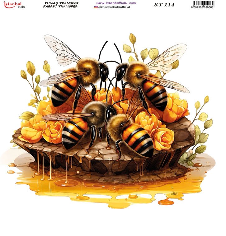 Kumaş Transfer Kağıdı 20x20cm KT-114