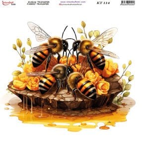 Kumaş Transfer Kağıdı 20x20cm KT-114