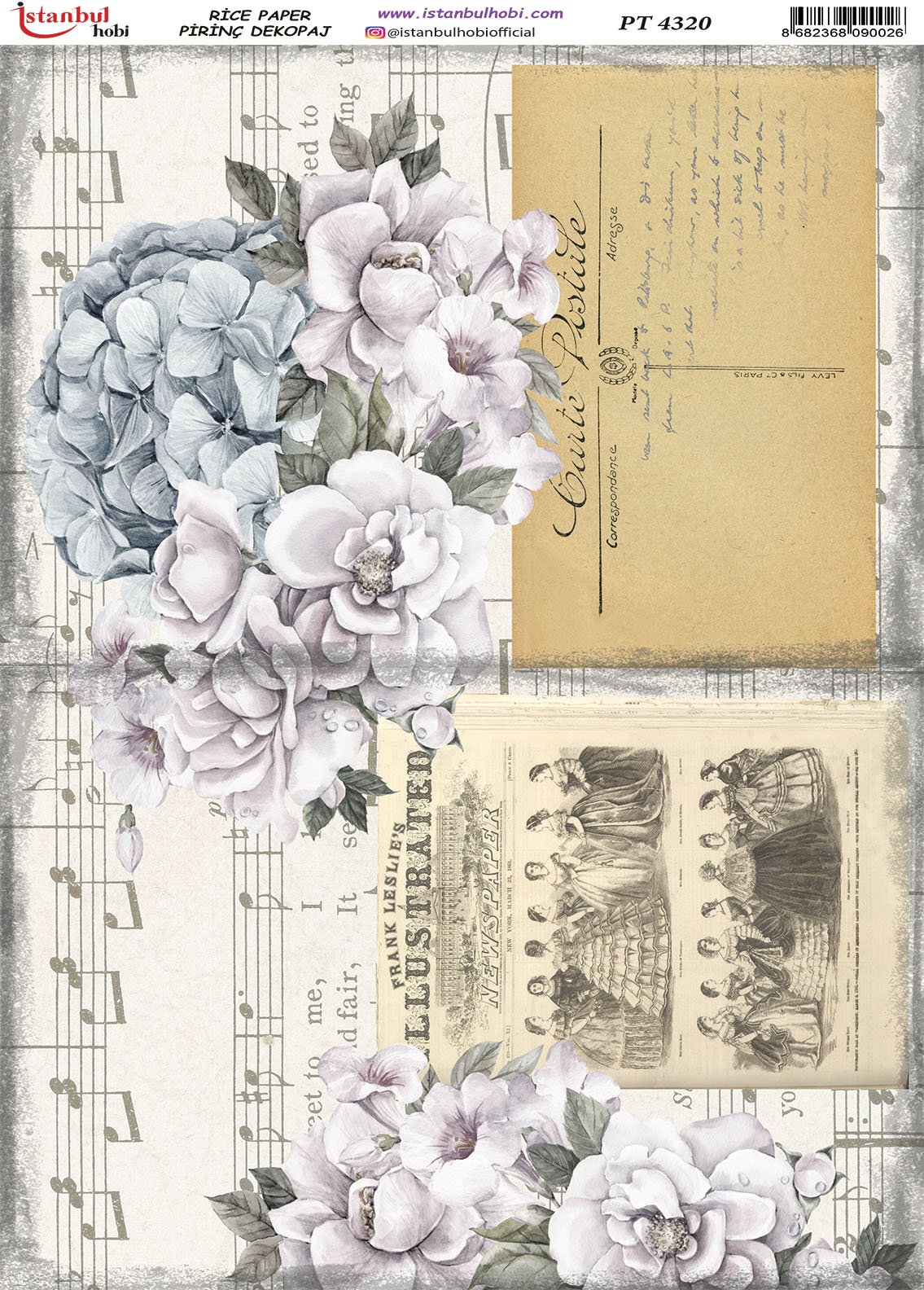 Pirinç Dekopaj Kağıdı 30x42cm PT-4320