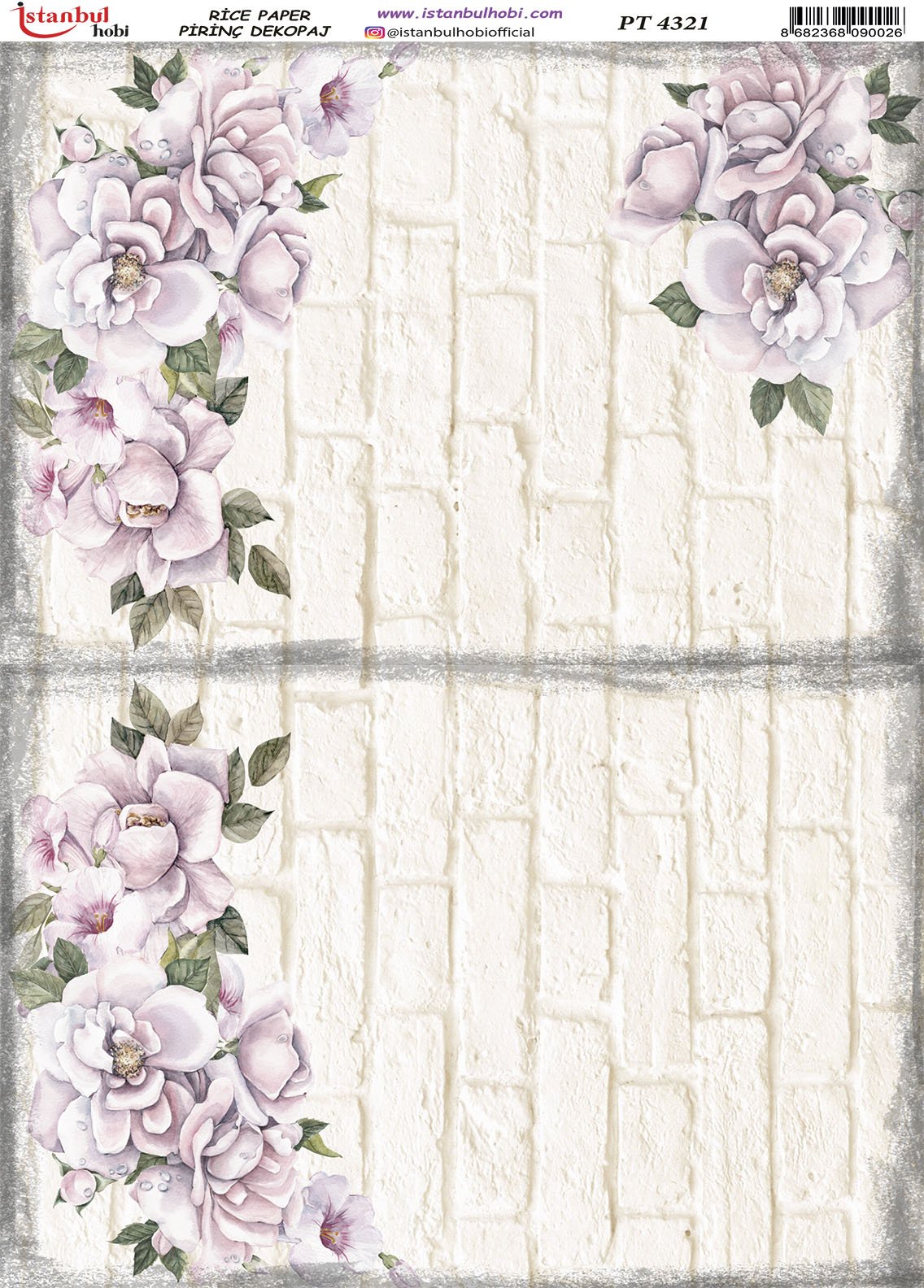 Pirinç Dekopaj Kağıdı 30x42cm PT-4321