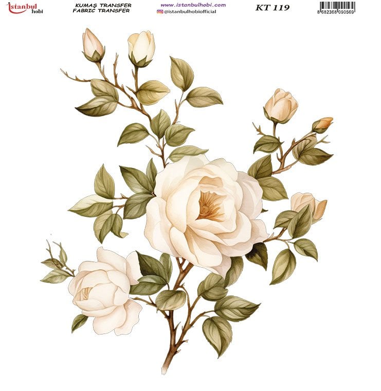 Kumaş Transfer Kağıdı 20x20cm KT-119