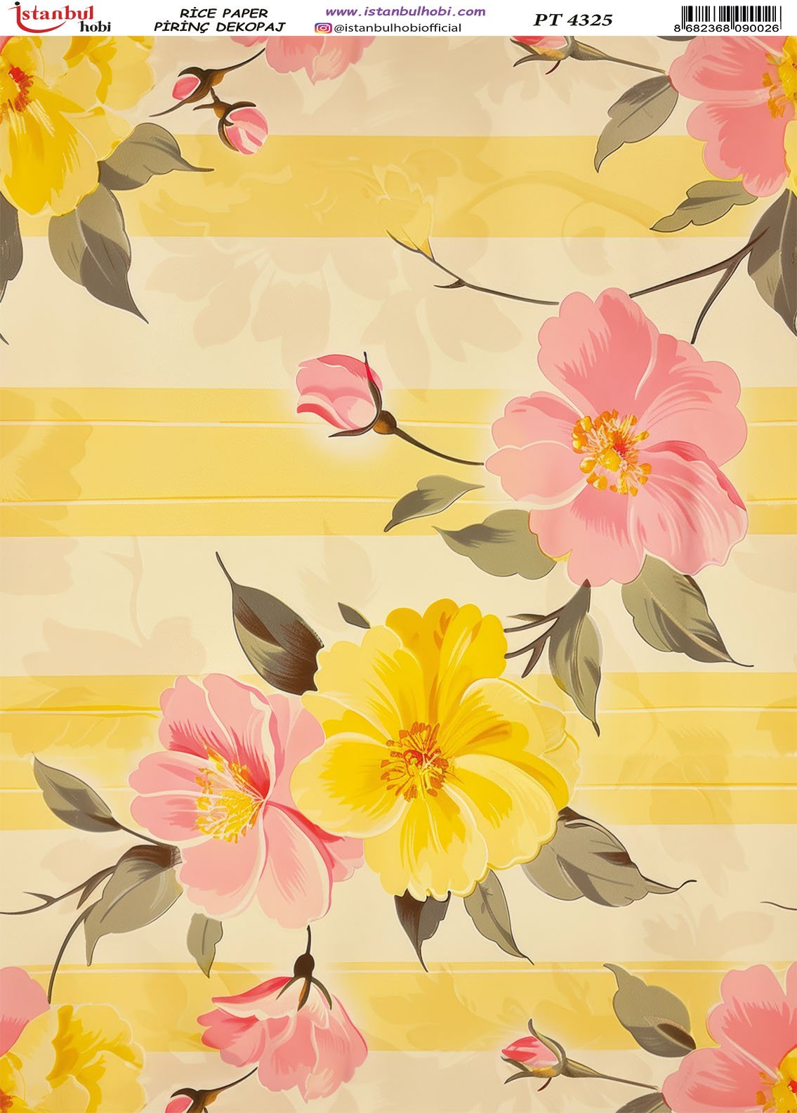 Pirinç Dekopaj Kağıdı 30x42cm PT-4325