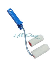 Kadife Rulo Fırça 5cm +1 Yedekli