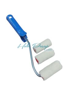 Kadife Rulo Fırça 5cm +2 Yedekli