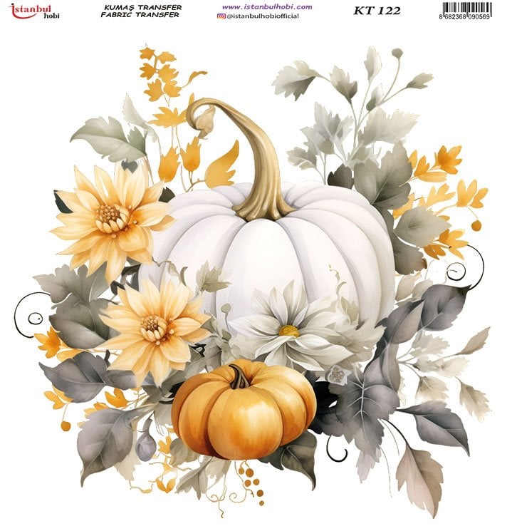 Kumaş Transfer Kağıdı 20x20cm KT-122