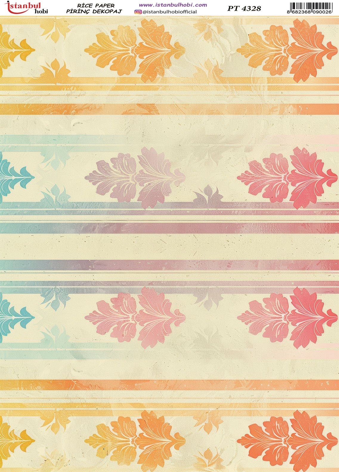 Pirinç Dekopaj Kağıdı 30x42cm PT-4328