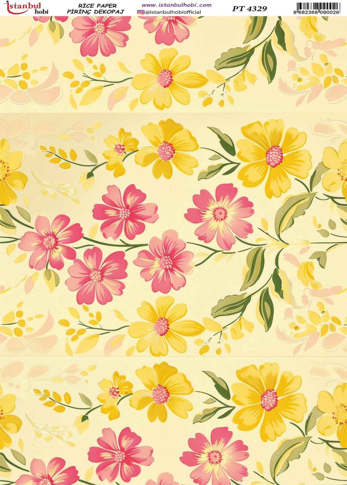 Pirinç Dekopaj Kağıdı 30x42cm PT-4329