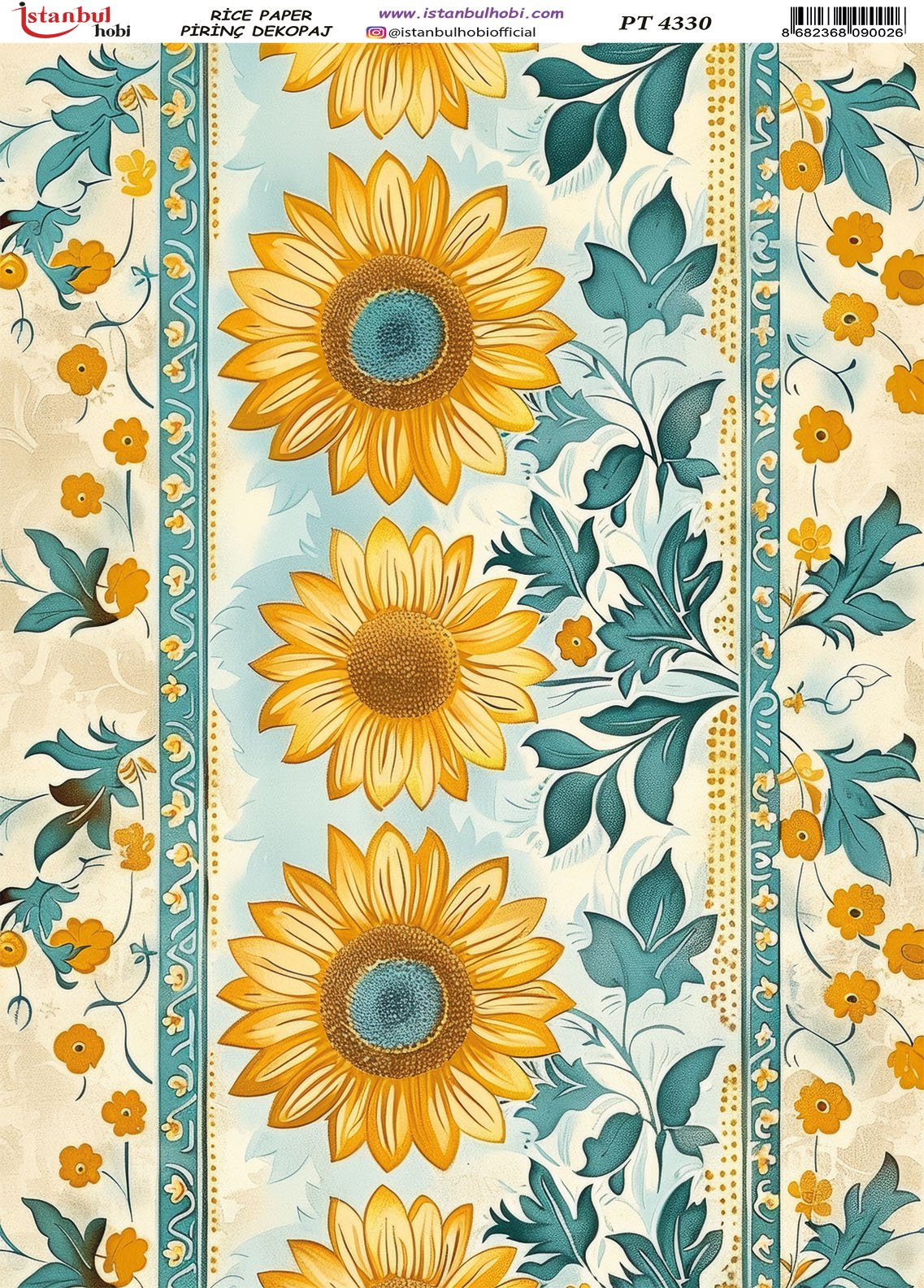 Pirinç Dekopaj Kağıdı 30x42cm PT-4330