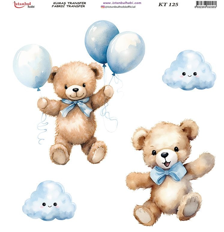 Kumaş Transfer Kağıdı 20x20cm KT-125