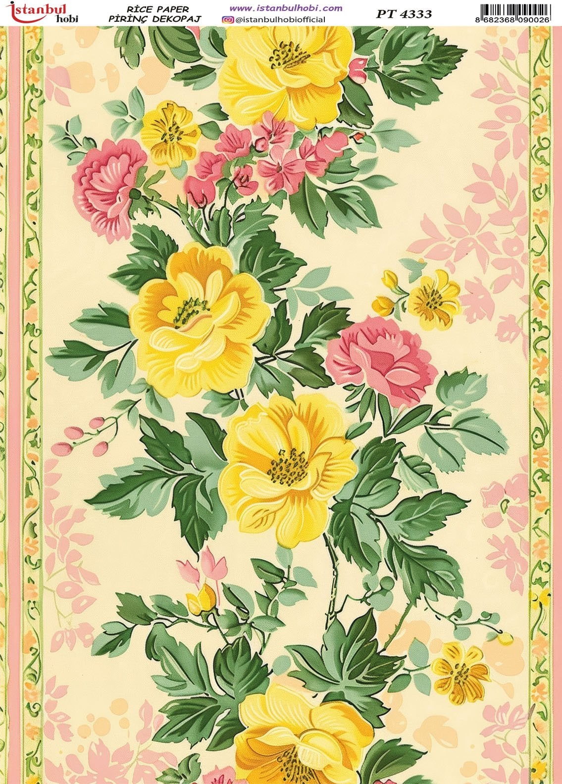 Pirinç Dekopaj Kağıdı 30x42cm PT-4333