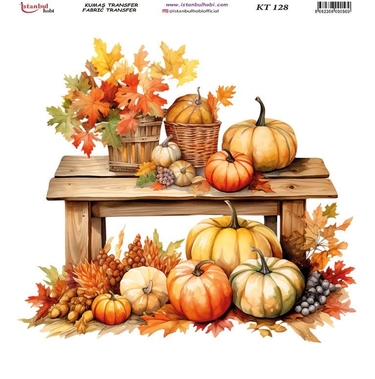 Kumaş Transfer Kağıdı 20x20cm KT-128