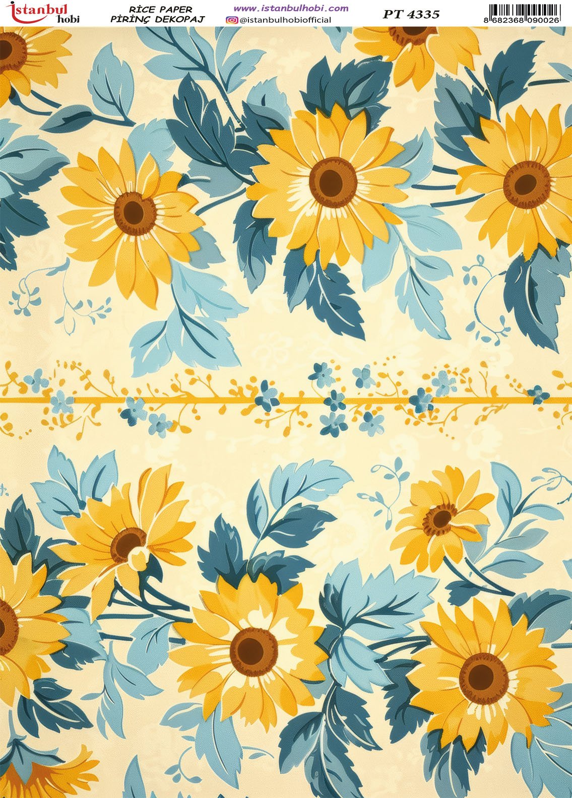 Pirinç Dekopaj Kağıdı 30x42cm PT-4335