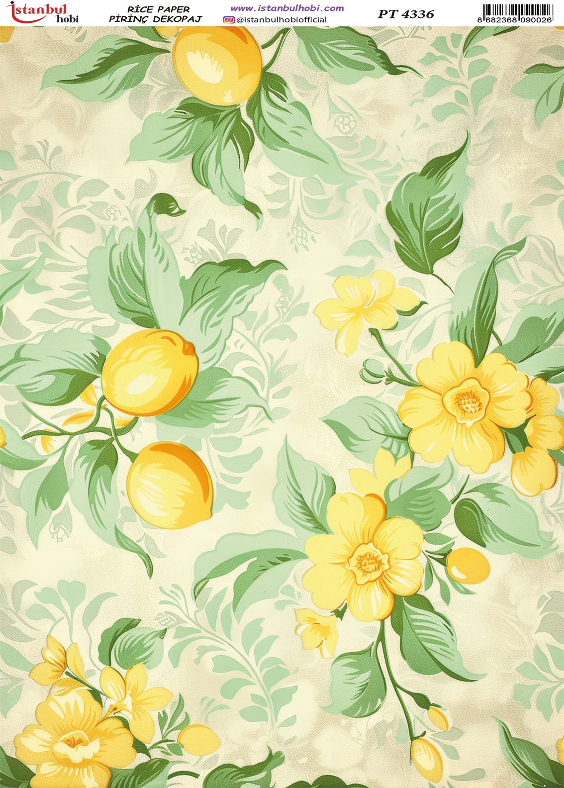 Pirinç Dekopaj Kağıdı 30x42cm PT-4336