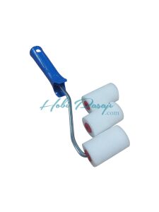 Sünger Rulo Fırça 5cm +2 Yedekli