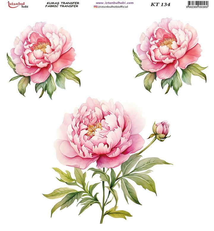 Kumaş Transfer Kağıdı 20x20cm KT-134