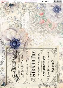 Pirinç Dekopaj Kağıdı 30x42cm PT-4343