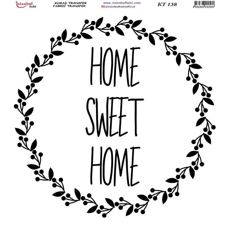 Kumaş Transfer Kağıdı 20x20cm KT-138