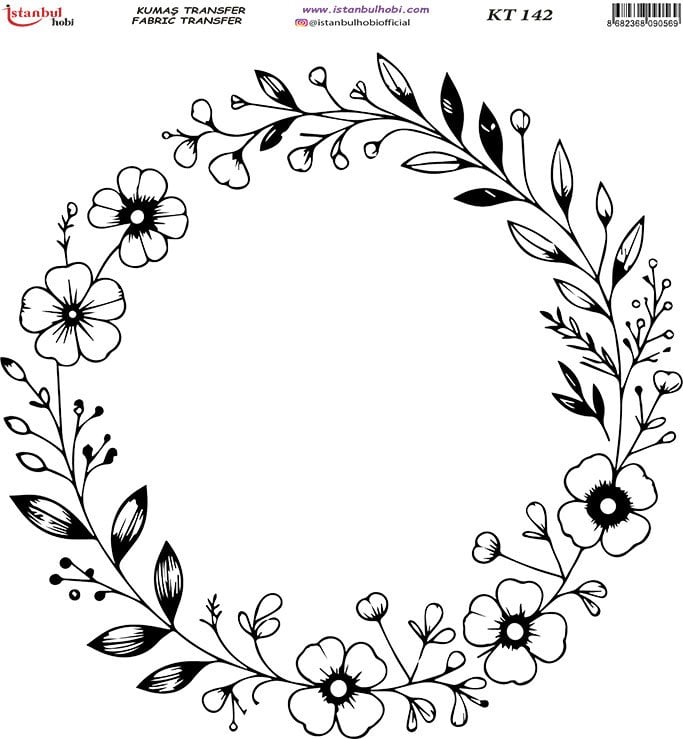 Kumaş Transfer Kağıdı 20x20cm KT-142