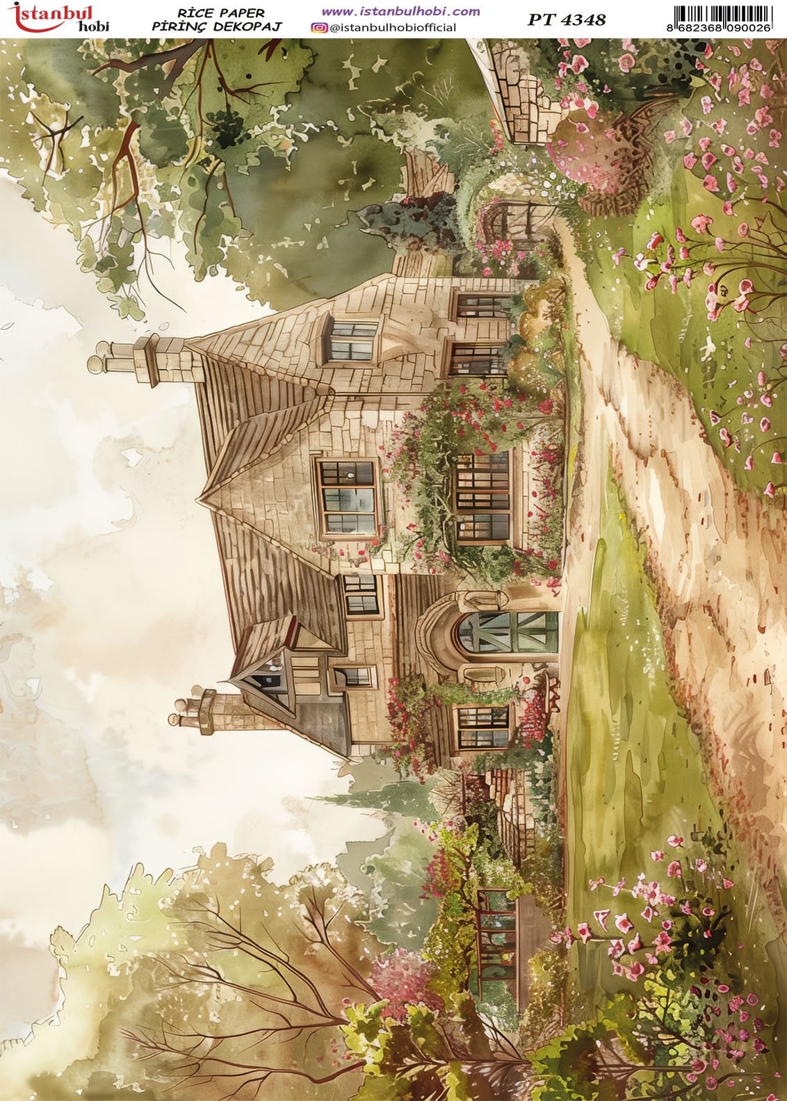 Pirinç Dekopaj Kağıdı 30x42cm PT-4348