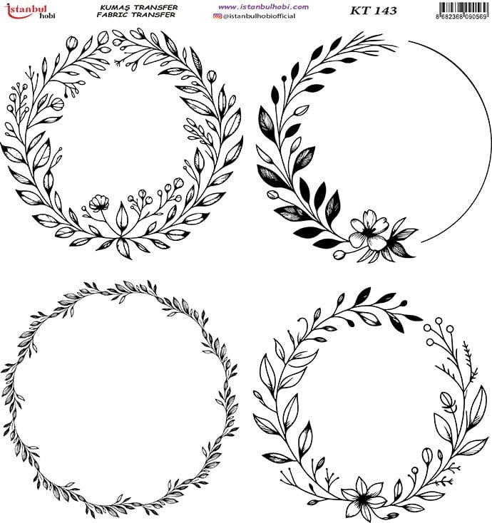 Kumaş Transfer Kağıdı 20x20cm KT-143