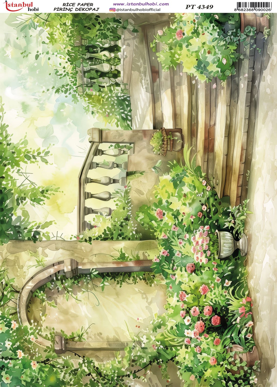 Pirinç Dekopaj Kağıdı 30x42cm PT-4349