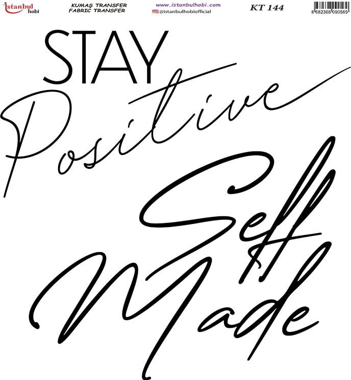 Kumaş Transfer Kağıdı 20x20cm KT-144