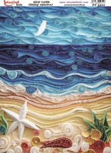 Pirinç Dekopaj Kağıdı 30x42cm PT-3501